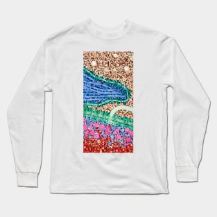 Macrophage engulfing bacterium, artwork (P276/0203) Long Sleeve T-Shirt